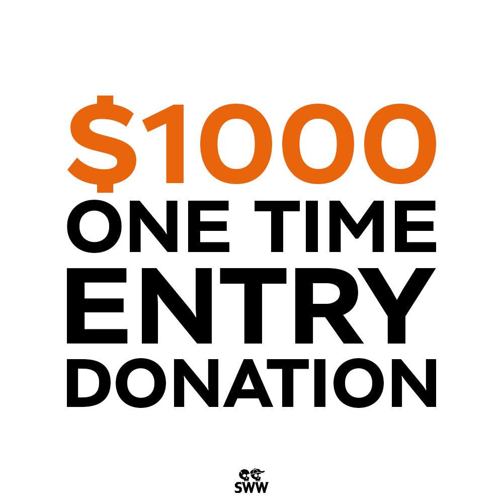 One-Time Entry $1000 Donation