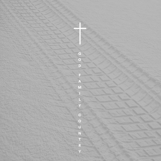 10" White GFC Cross Die-Cut Decal