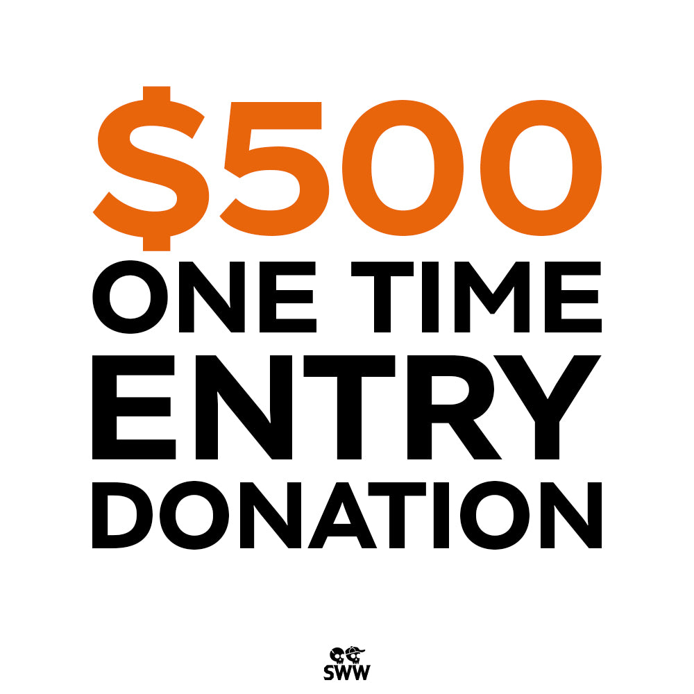 One-Time Entry $500 Donation