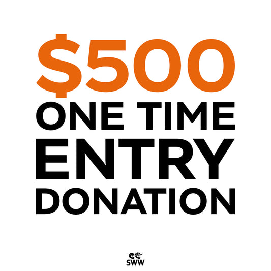 One-Time Entry $500 Donation